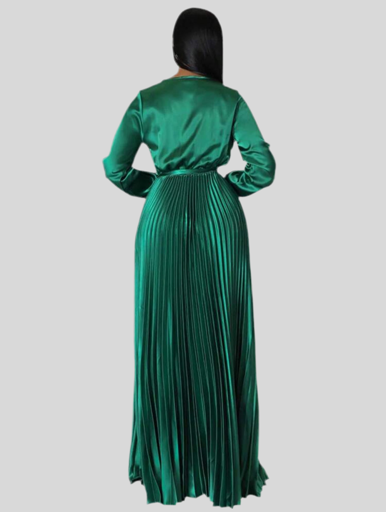 VESTIDO CRUZADO PLISADO 8 CLRS