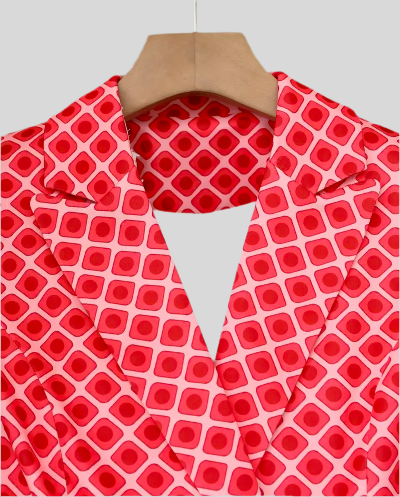 PRINTED DOUBLE-BREAKED JACKET SUIT
