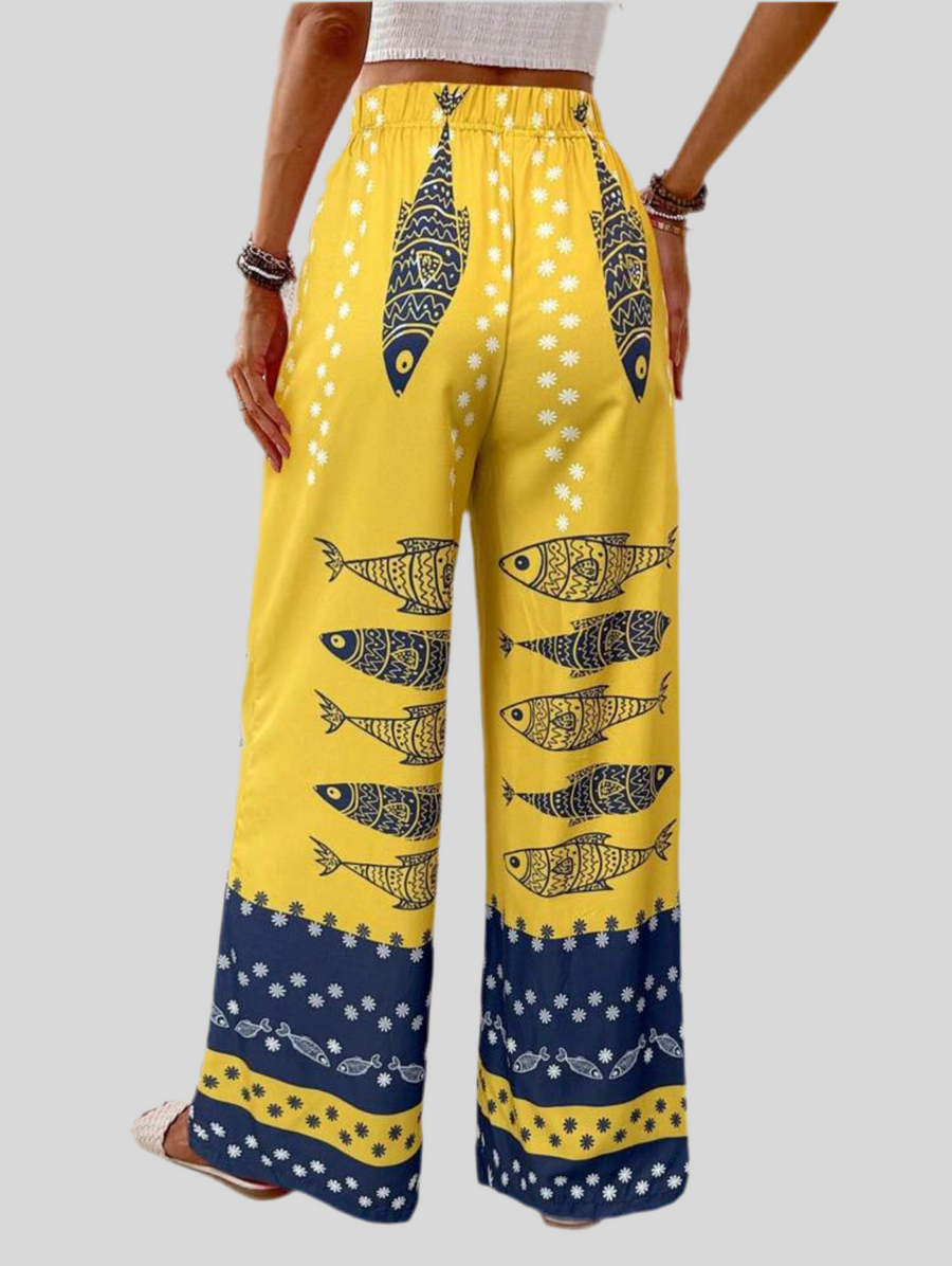 PANTALÓN DE VERANO ESTAMPADO 7 CLRS