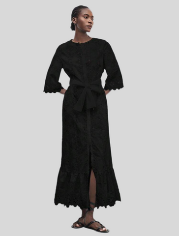 VESTIDO CON LAZADA ABOTONADO 3 CLRS