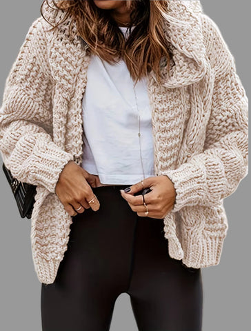 CHAQUETA CROP PUNTO CON CAPUCHA 7 CRS