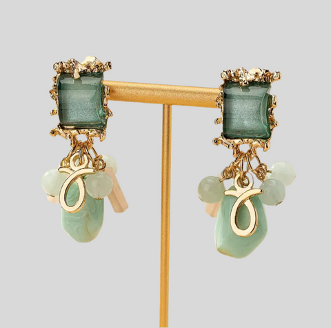 PENDIENTES PIEDRAS COLGANTE MINI 3 CLRS