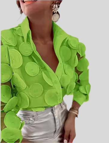 CAMISA DE ORGANZA CÍRCULOS 6 CLRS