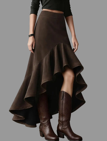 FALDA POLISÓN ESTILO WESTERN 3 CLRS