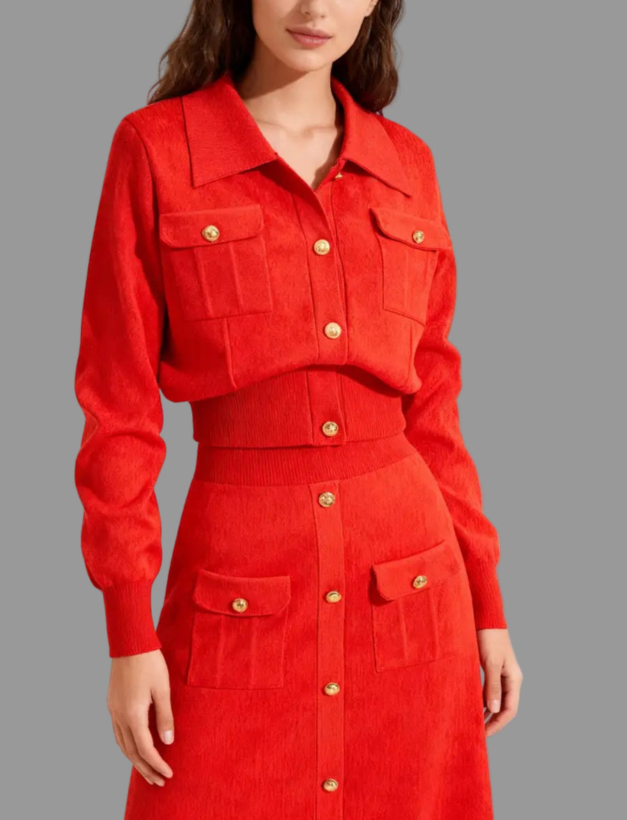 CONJUNTO DE FALDA MIDI DE PUNTO 5 CLRS