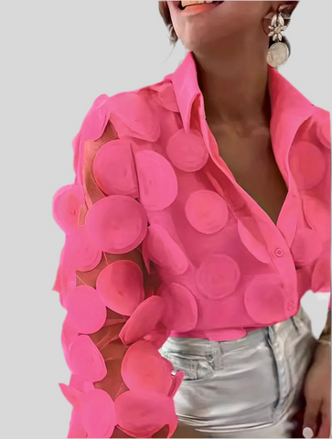 CAMISA DE ORGANZA CÍRCULOS 6 CLRS