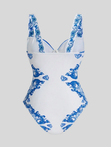 CONJUNTO TRAJE DE BAÑO Y PAREO 3 CLRS