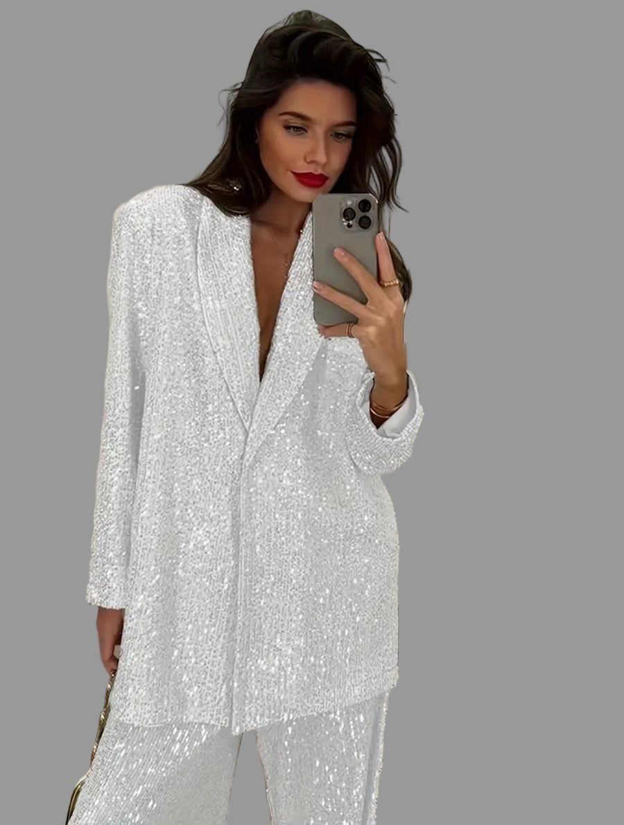 CONJUNTO DE PANTALÓN OVRSIZED LENTEJUELAS 5 CLRS