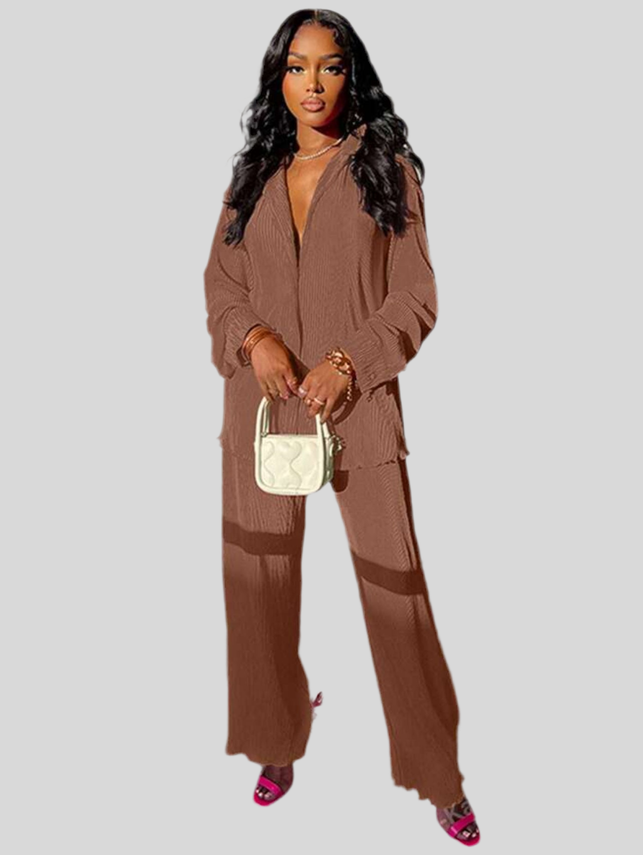 OVERSIZE PLEATED SET 16 CLRS