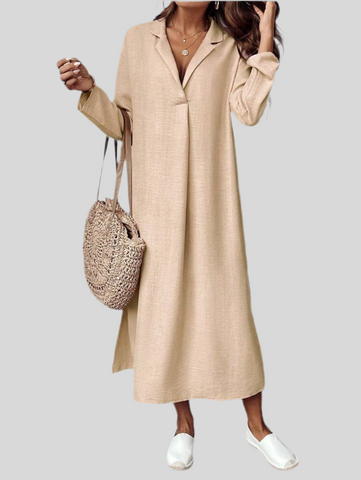 VESTIDO TÚNICA CON ESCOTE 5 CLRS
