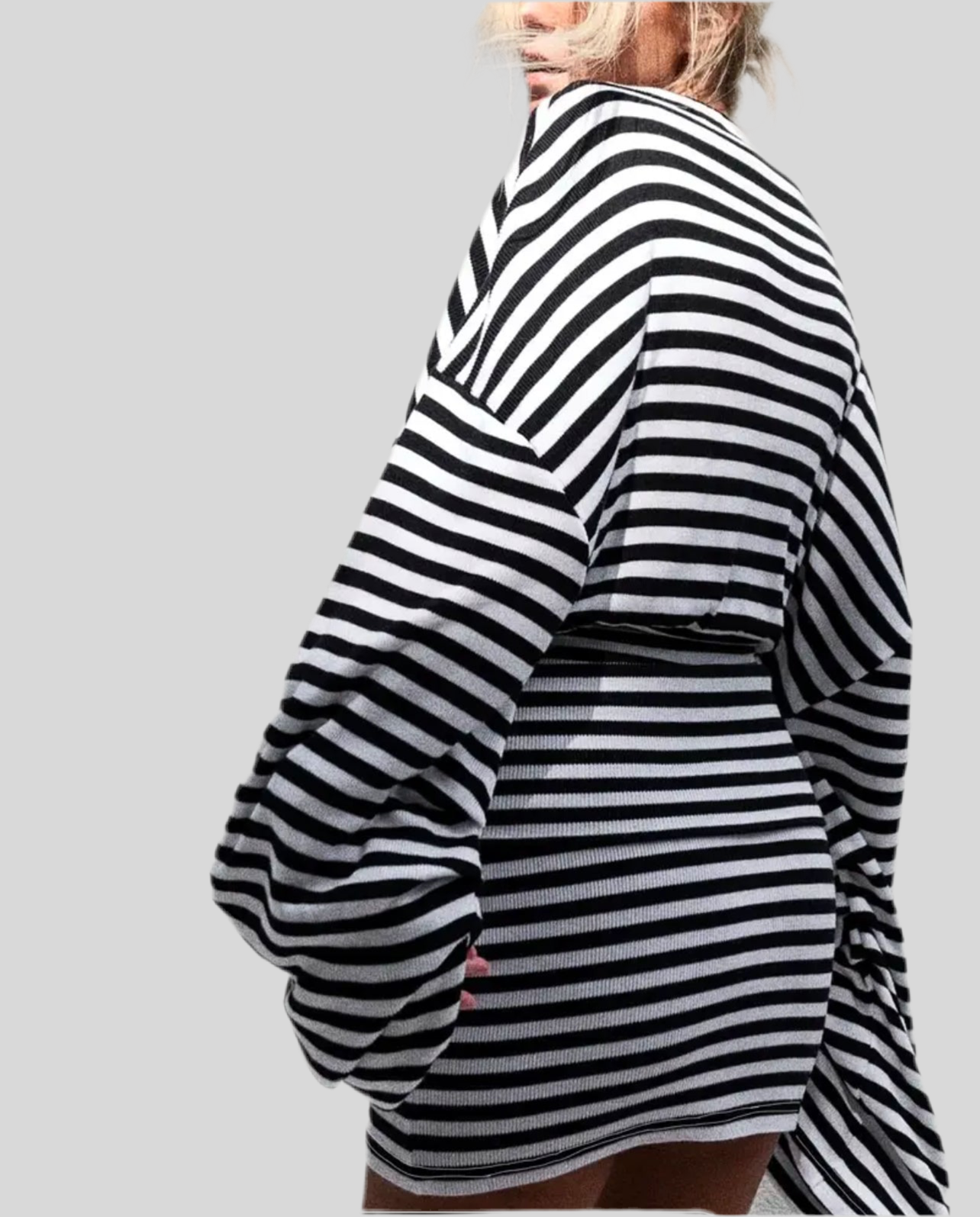STRIPED MINI SKIRT SET
