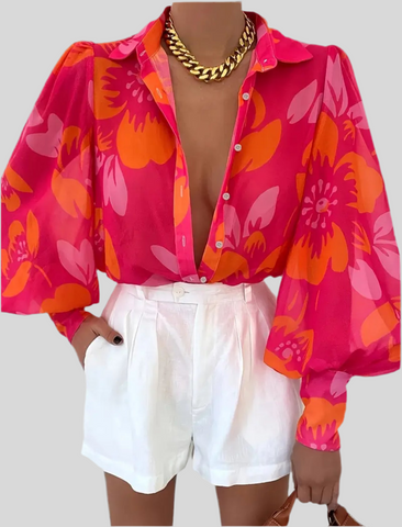 CAMISA MANGA ABULLONADA 4 CLRS