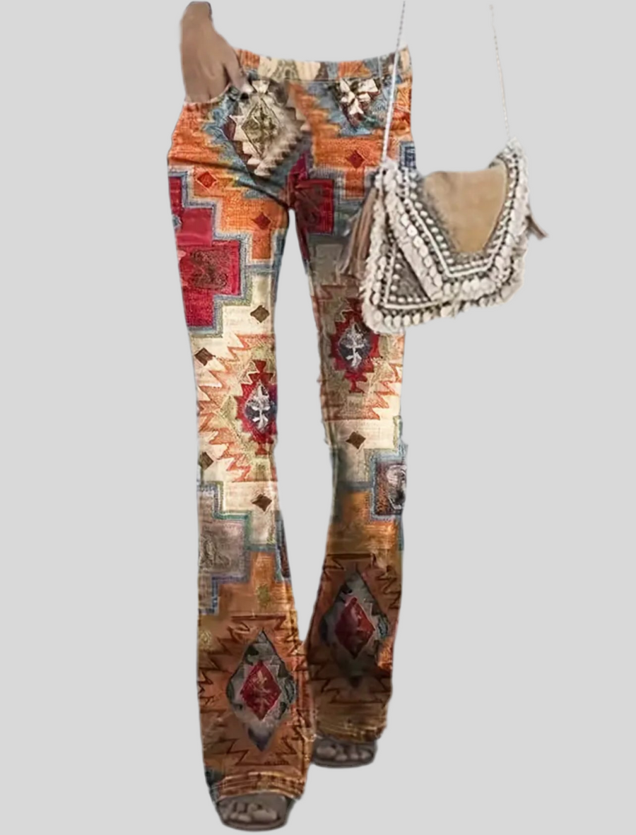 PANTALONES DE LYCRA CAMPANA 5 CLRS