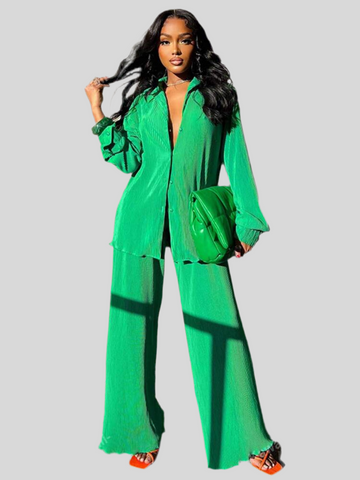 OVERSIZE PLEATED SET 16 CLRS