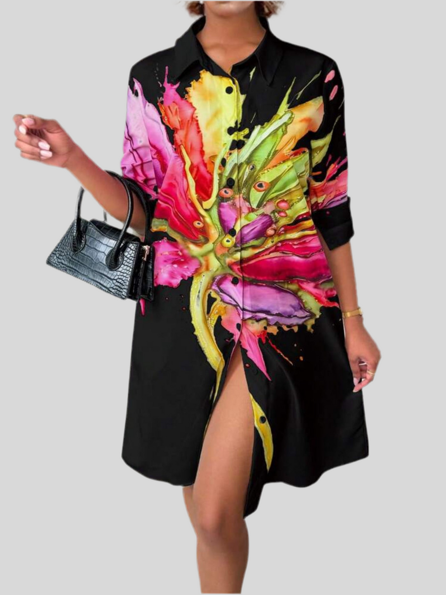 VESTIDO CAMISERO AMPLIO 6 CLRS