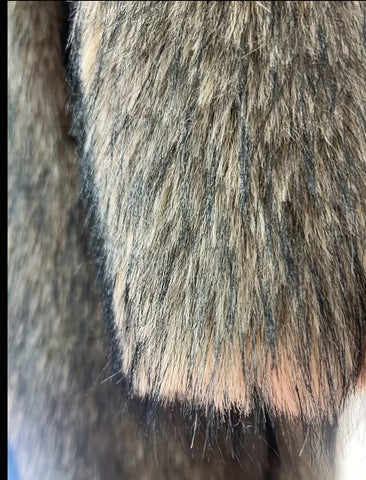 ABRIGO LARGO FAUX FUR