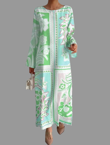 KAFTAN AMPLIO ESTAMPADO 2 CLRS