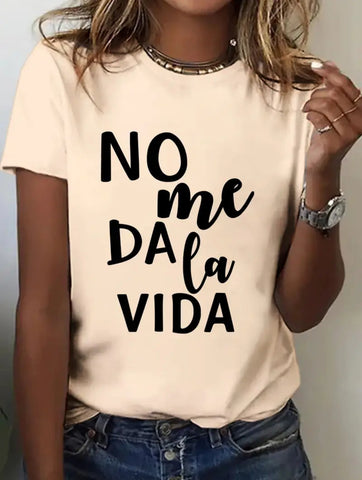 CAMISETA NO ME DA LA VIDA 9 CLRS