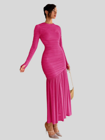 VESTIDO DE TUL DRAPEDO 19 CLRS