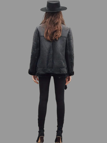 CAZADORA ESTILO BIKER CUERO ECO 2 CLR