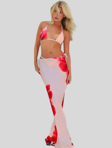 CONJUNTO DE BIKINI Y FALDA NET 6 CLRS