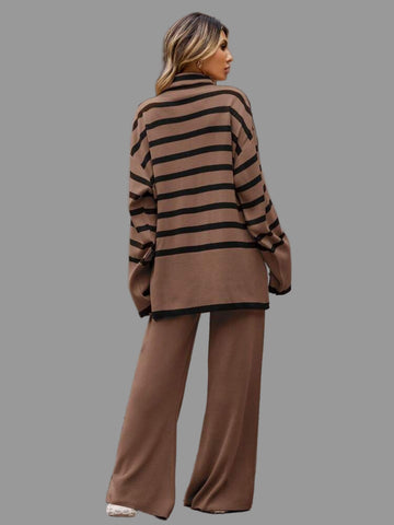 CONJUNTO DE PUNTO JERSEY RAYAS 12 CLRS