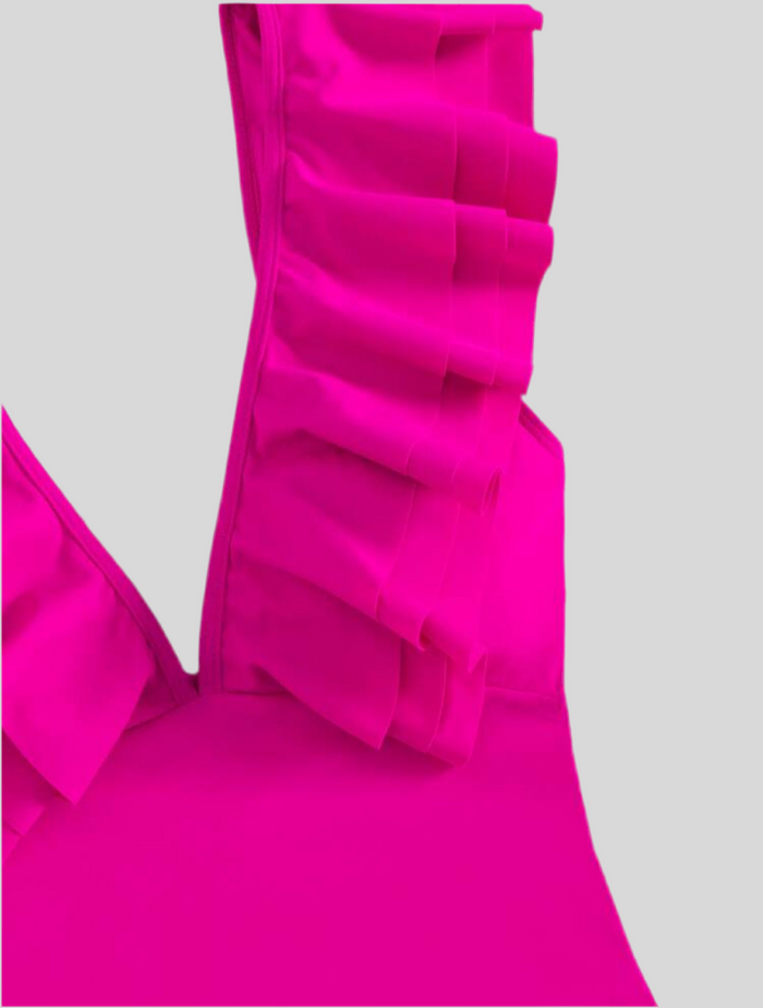 TRAJE DE BAÑO CON VOLANTES 2 CLRS