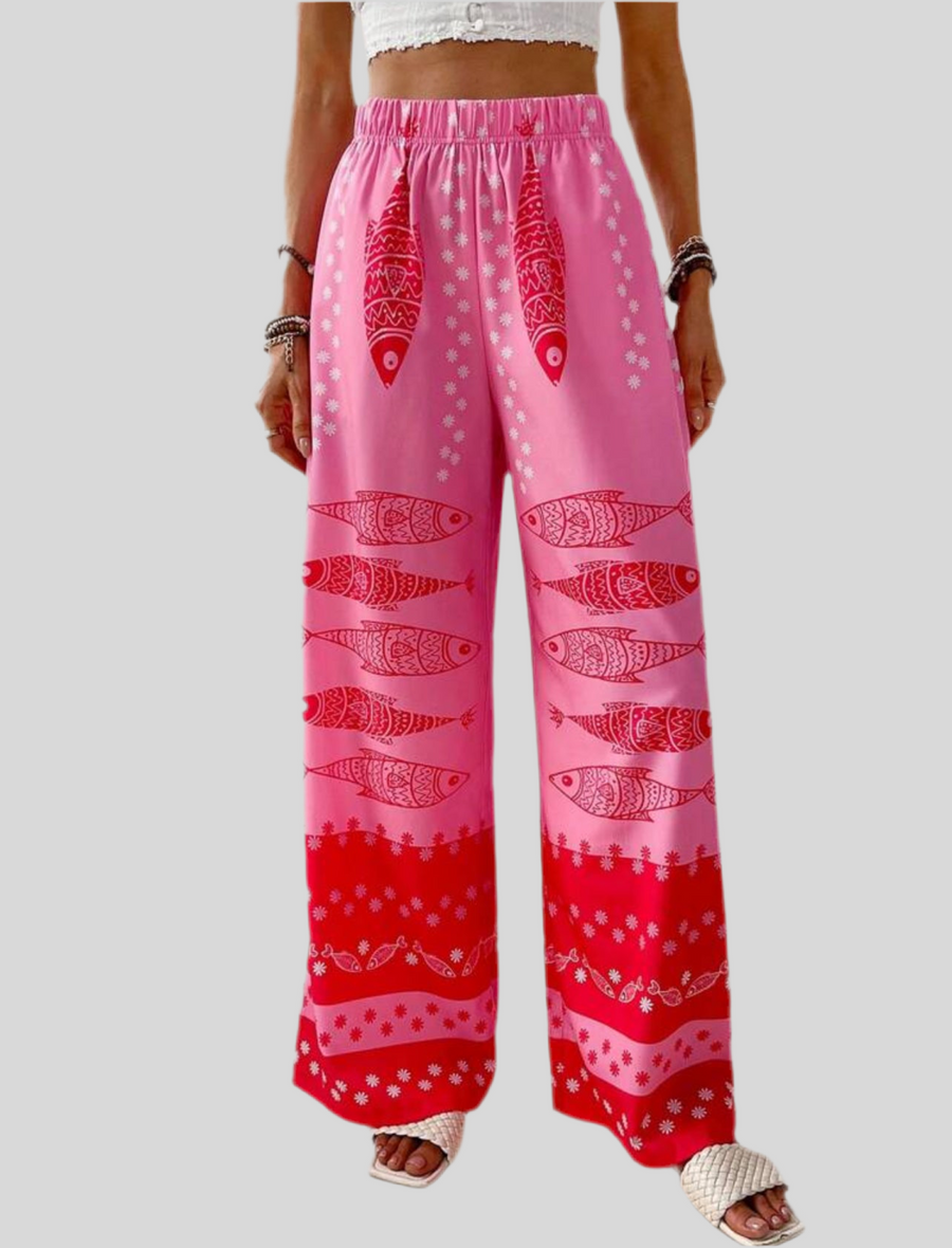 PANTALÓN DE VERANO ESTAMPADO 7 CLRS