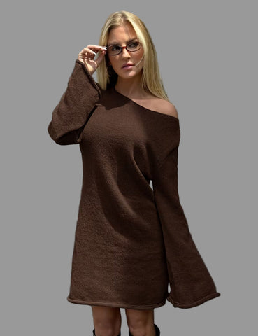 VESTIDO CORTO DE PUNTO A-LINE 3 CLRS