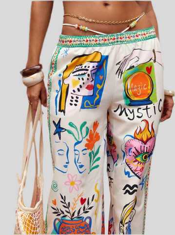 PANTALÓN ESTAMPADO INFANTIL AMPLIO