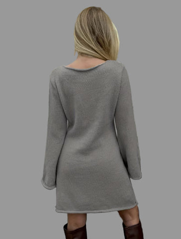 VESTIDO CORTO DE PUNTO A-LINE 3 CLRS