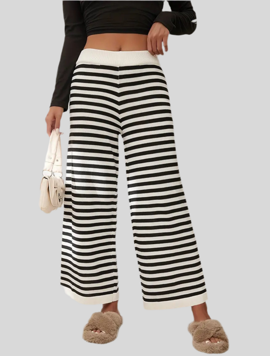 PANTALÓN DE RAYAS ESTILO MARINERO 4 CLRS