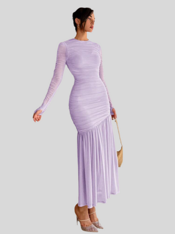VESTIDO DE TUL DRAPEDO 19 CLRS