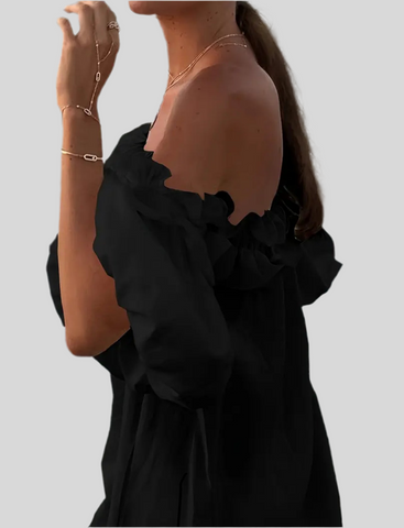 VESTIDO VERANO OPEN SHOULDERS 6 CLRS