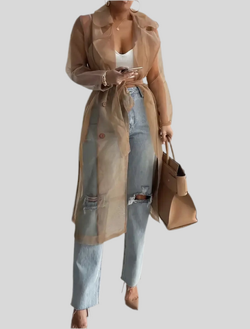 TRENCH DE ORGANZA OVERSIZE 5CLRS