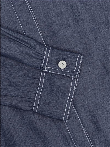 VESTIDO CAMISERO TRAPECIO VAQUERO 2 CLRS