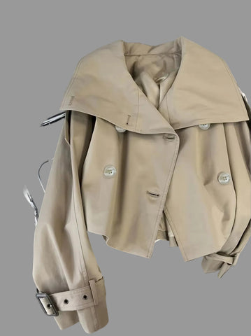 CAZADORA ESTILO TRENCH CIERRE CHIMENEAi