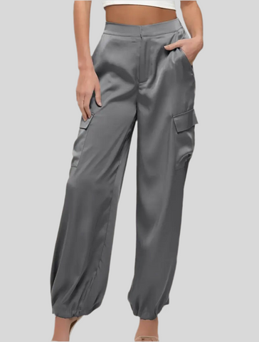 PANTALÓN CARGO SATÉN 7 CLRS