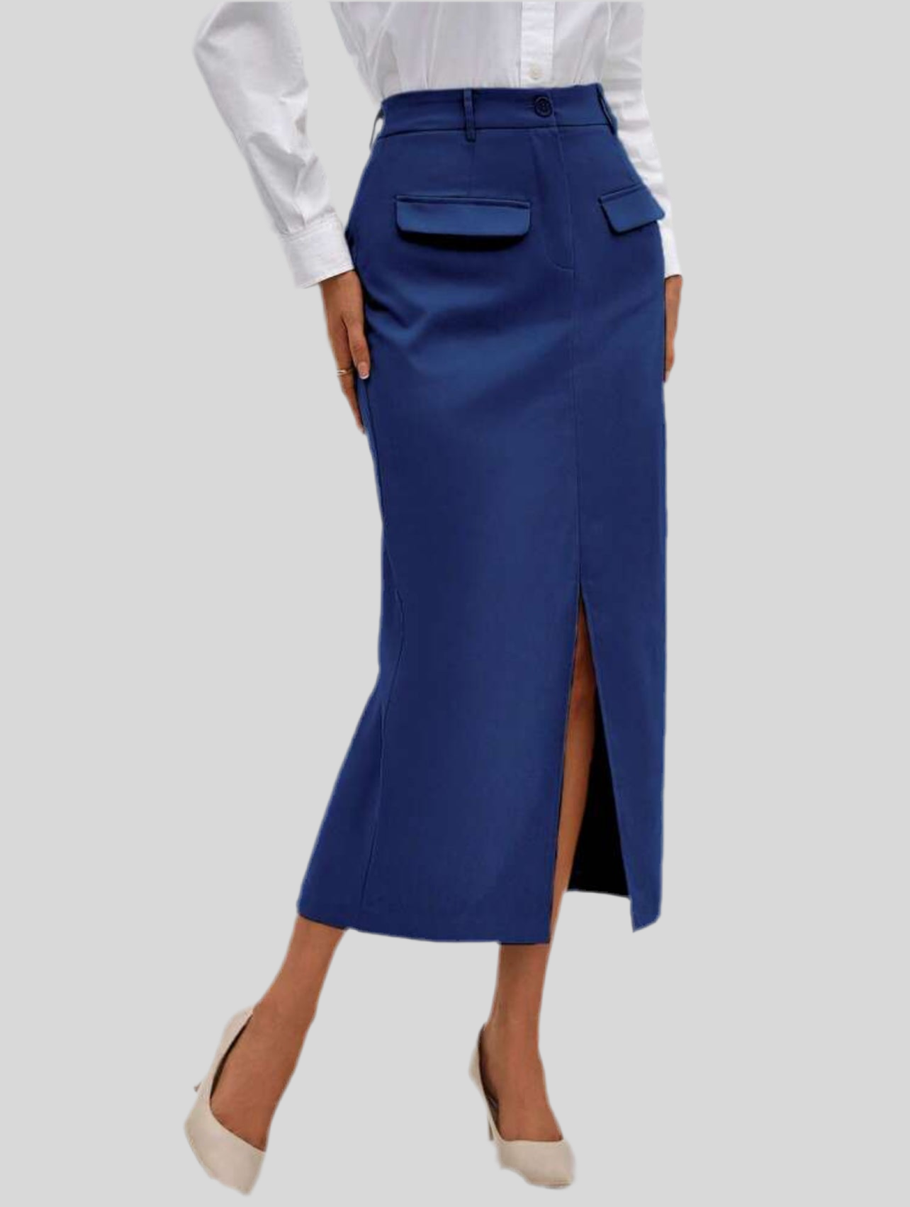 STRAIGHT EXECUTIVE SKIRT 4 CLRS