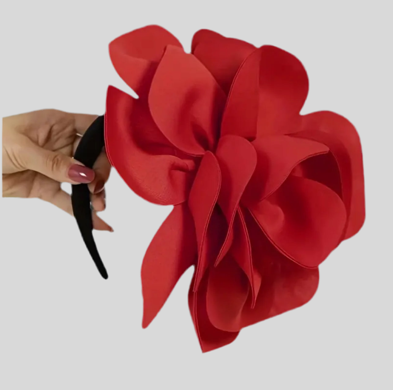 TOCADO DE FLOR CON DIADEMA 7 CLRS
