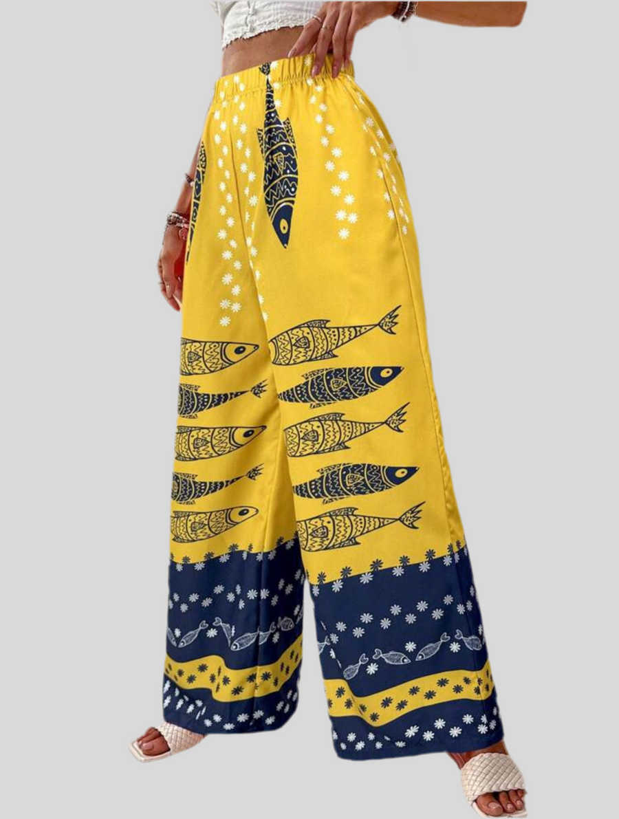 PANTALÓN DE VERANO ESTAMPADO 7 CLRS