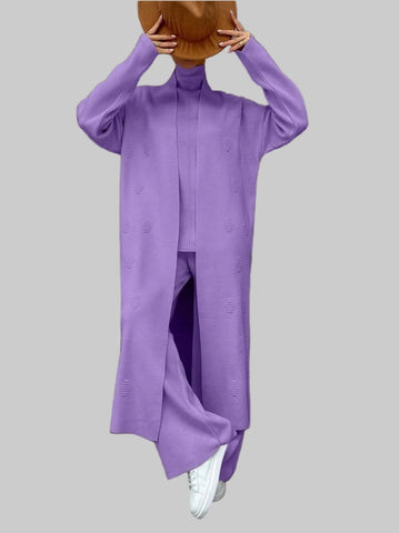 CONJUNTO DE PUNTO DE TRES PIEZAS 11 COLORES