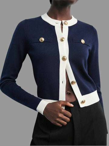 CHAQUETA PUNTO CORTA BORDE 4 CLRS