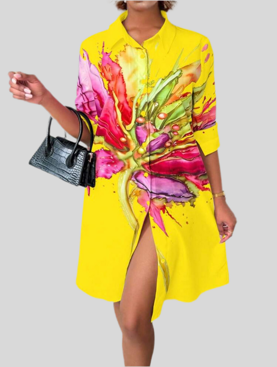 VESTIDO CAMISERO AMPLIO 6 CLRS