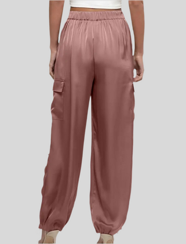 PANTALÓN CARGO SATÉN 7 CLRS