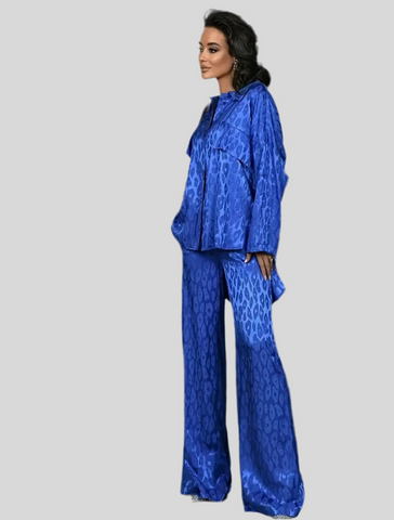 CONJUNTO Y CAMISA SATÉN 2 COLORES