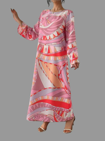 KAFTAN LARGO ESTAMPADO 2 CLRS