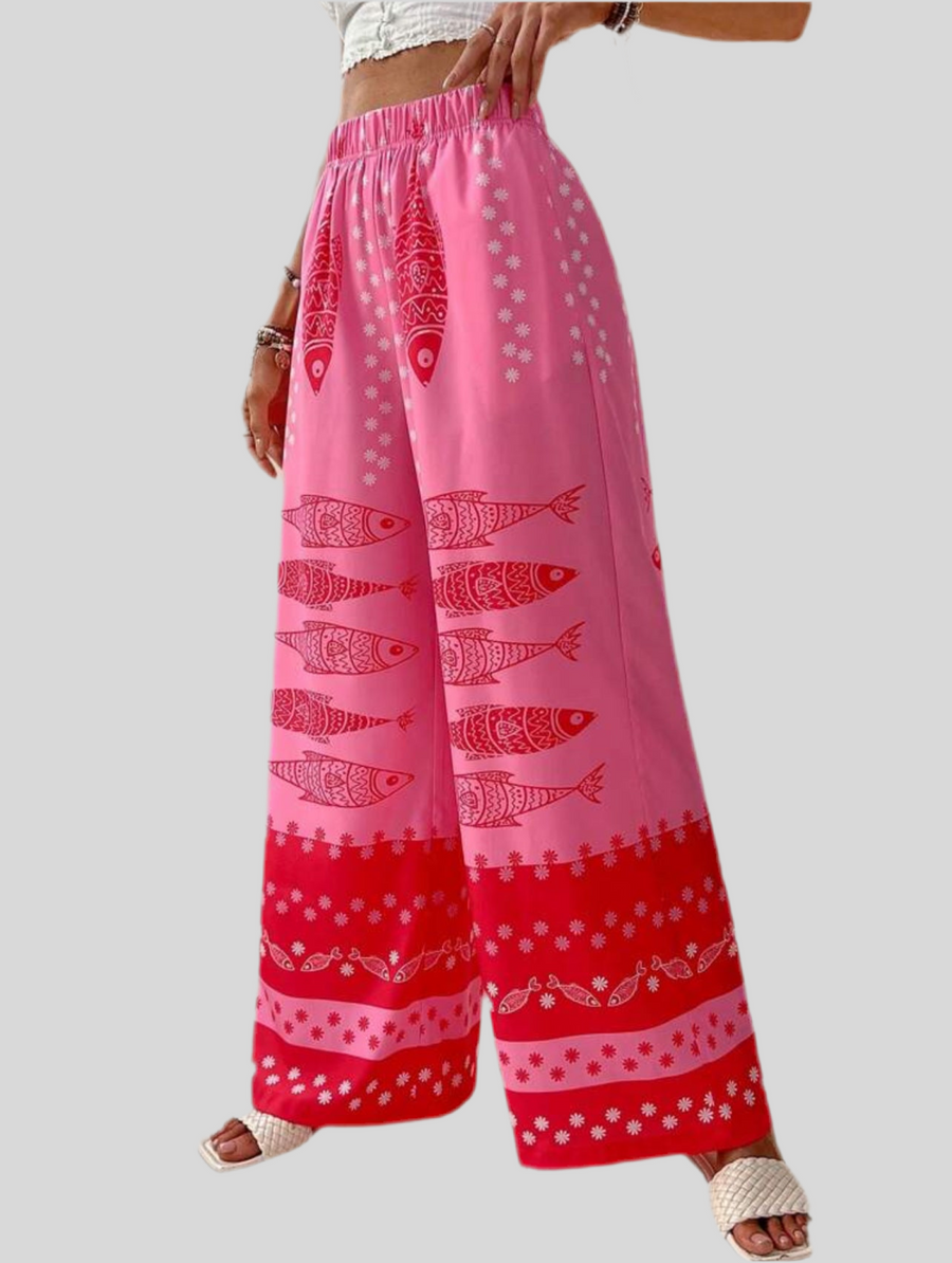 PANTALÓN DE VERANO ESTAMPADO 7 CLRS