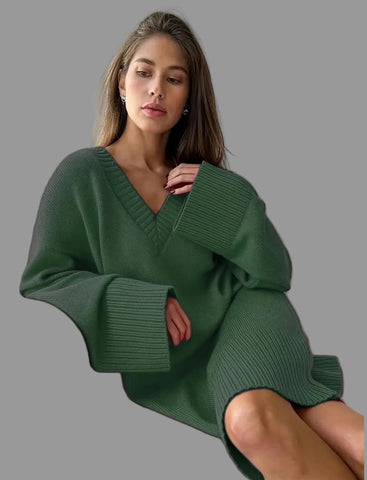 VESTIDO JERSEY DE PUNTO OVERSIZED 5 CLRS