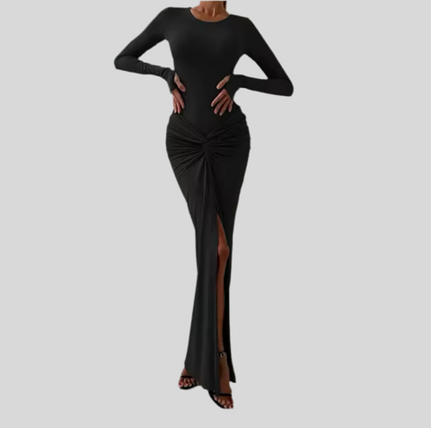M/L BODY SET WITH DRAPED SKIRT